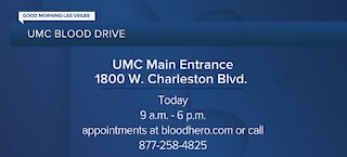 UMC hosts blood drive today