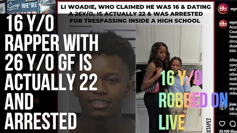 SHORT Rapper Lil Woadie almost pulled a fast one