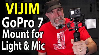 Best GoPro Mic Adaptor Mount (Holds mic and light)