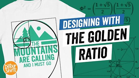 The Golden Ratio for T-Shirt Designs? See How To Make A Design Using Vector Art and Other Examples