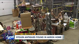 Stolen antiques worth thousands found in home