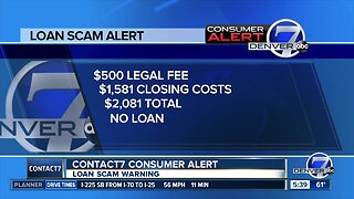 Contact 7 consumer alert: loan scam warning