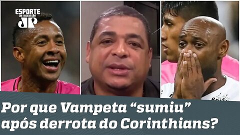 Não foi por causa do Del Valle! ENTENDA por que Vampeta "sumiu" após derrota do Corinthians!