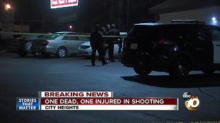 One dead after shooting in City Heights