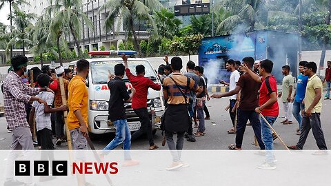 Anti-government protests turn deadly in Bangladesh | BBC News | NE