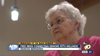 Free Lyft rides connecting San Diego seniors to wellness
