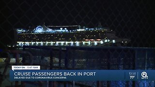 Caribbean Princess returns to Port Everglades after coronavirus scare