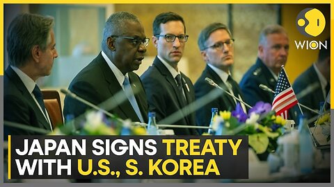 Japan signs Security Treaty to enhance security ties between Japan, US & South Korea | WION| TN ✅