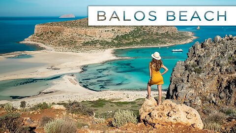 Amazing BALOS BEACH & How To Get There | Crete Travel Vlog