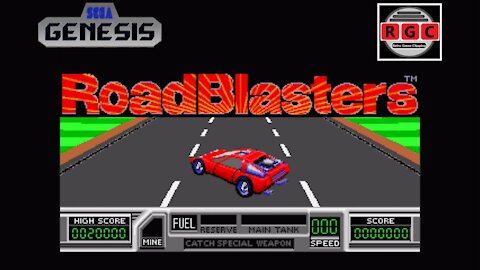 A Quick Test Drive of 'RoadBlasters' for Sega Genesis - Retro Game Clipping