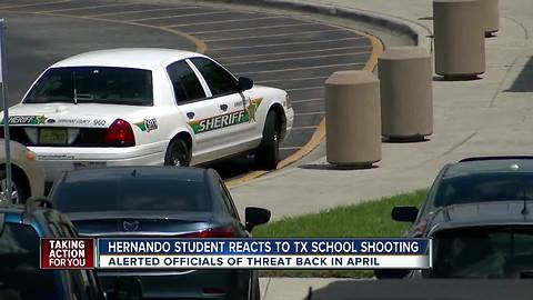 Hernando student reacts to Texas school shooting