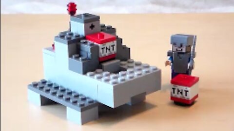 Lego Minecraft TNT Cannon Tutorial