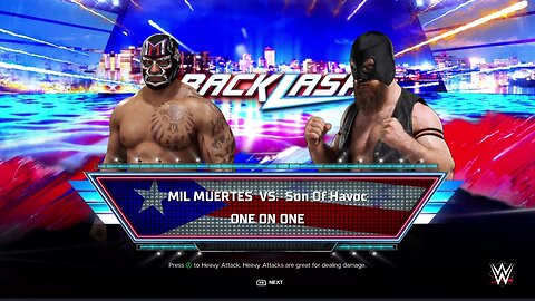 WWE 2k24 Mil Muertes vs Son of Havoc