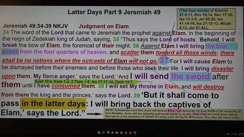 Latter Days Part 9 Jeremiah 49