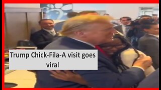 Trump Chick Fil A moment goes viral