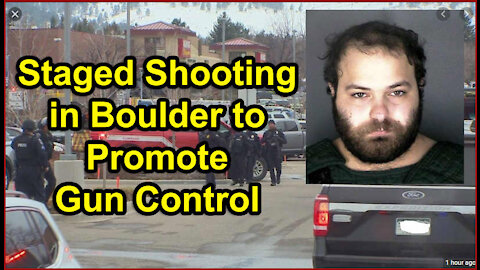 Staged Shooting in Boulder to Promote Gun Control