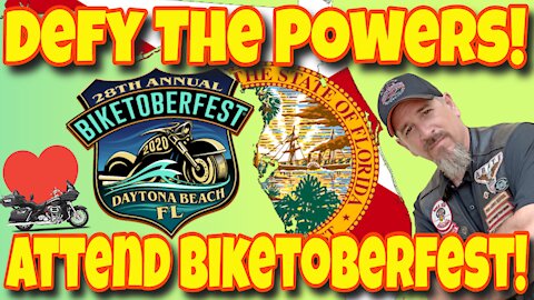 Biketoberfest Is Not cancelled says Daytona Beach Locals