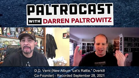 Overkill's DD Verni interview with Darren Paltrowitz