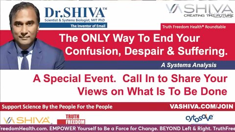 Dr.SHIVA LIVE: The ONLY Way To End Your Confusion, Despair & Suffering. Roundtable.