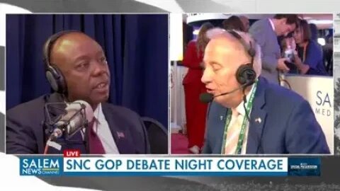 Tim Scott joins Mike in the post-debate Spin Room