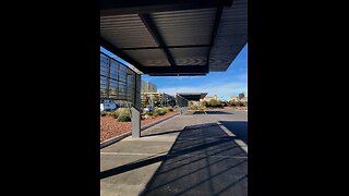 2 Solar structures right off Vegas strip. Windy Solar Capital