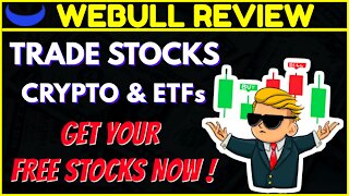 🗠 WEBULL REVIEW | Get 2 Free Stocks & Buy Crypto, Stocks & ETFs