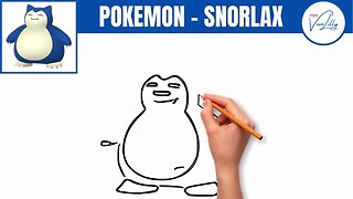 COMO DESENHAR | POKEMON - SNORLAX | PASSO A PASSO. MUITO FÁCIL