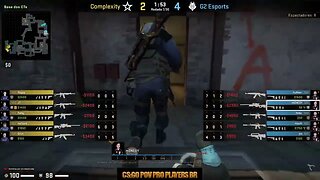 CSGO POV G2 m0NESY (34/9) vs Complexity (Inferno) @ Paris Major 2023 Challengers Stage