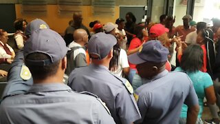 SOUTH AFRICA - Cape Town - Reclaim the City picket at Provincial Department of Transport and Public Works (Video) (pft)