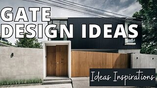Modern Gate Design Ideas 2023 | House exterior Front Wall Design| Sliding Gates