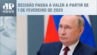 Rússia vai proibir venda de petróleo a países aliados da Ucrânia