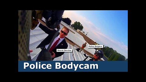 Police Bodycam: Cops On Roof With Shooter Trump Shooting