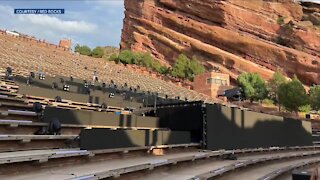 Red Rocks concerts this week will use a new stage