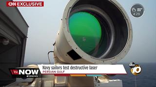 Navy tests destructive Laser Weapons System