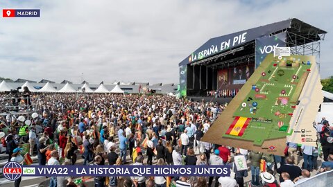 🇪🇸 VIVA22 · Patriotas de toda España unen a la fiesta de VOX en Madrid (8 oct 2022) [en vivo]