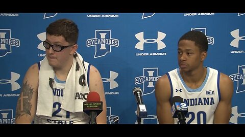 Indiana State vs. IUPUI Post-game Press Conference with #21 Robbie Avila #20 Jayson Kent