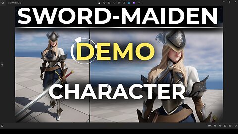 UE5: Sword-Maiden Demo Character - (Available!)