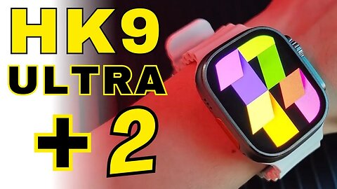 HK9 ULTRA 2 Smartwatch Review with Amoled 2Gb Rom ChatGPT NFC Dynamic Island pk HK9 HK8 HK10