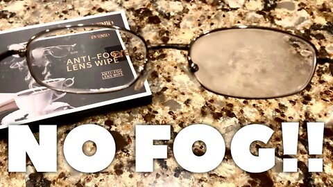 These Anti-Fog Glasses Wipes Work!!