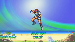 Windjammers 🥏 : Arcade Mode - S.Miller 🇬🇧