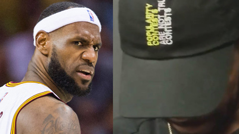 Kyrie Irving SNEAK DISSES LeBron James with a Hat