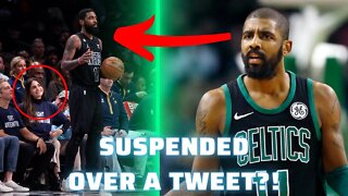 KYRIE IRVING GOT SUSPENDED OVER A TWEET?!