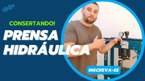 Como consertar Prensa Hidráulica! #macaco #hidraulica