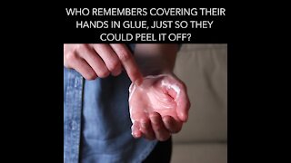 Who remembers peeling glue [GMG Originals]