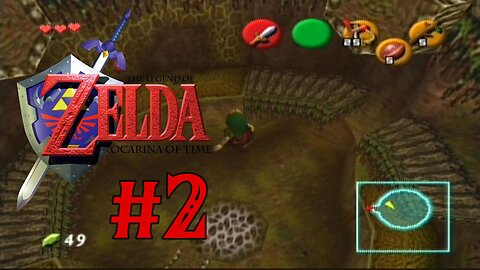 The Legend of Zelda: OOT Playthrough Part 2 - Inside The Deku Tree