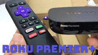 4K UHD Roku Premiere+ Refurbished Streaming Media Player Unboxing