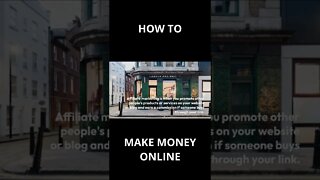 HOW to MAKE MONEY ONLINE - N.3 #shorts