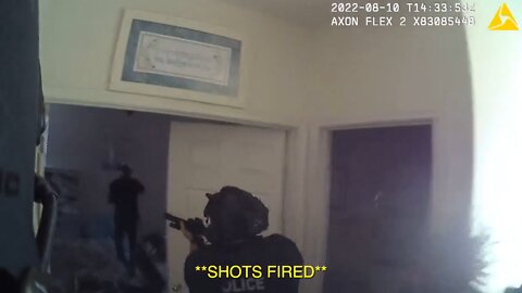 Bodycam Police shoot man with sword that takes his family hostage SWAT team Isaiah Gardner shooting