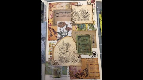 February Your Creative Studio collage page (from Lovely Lavender Wishes)