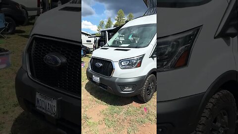 ModVans on the 4x4 Ford Transit chassis #overlandexpo #vanlife